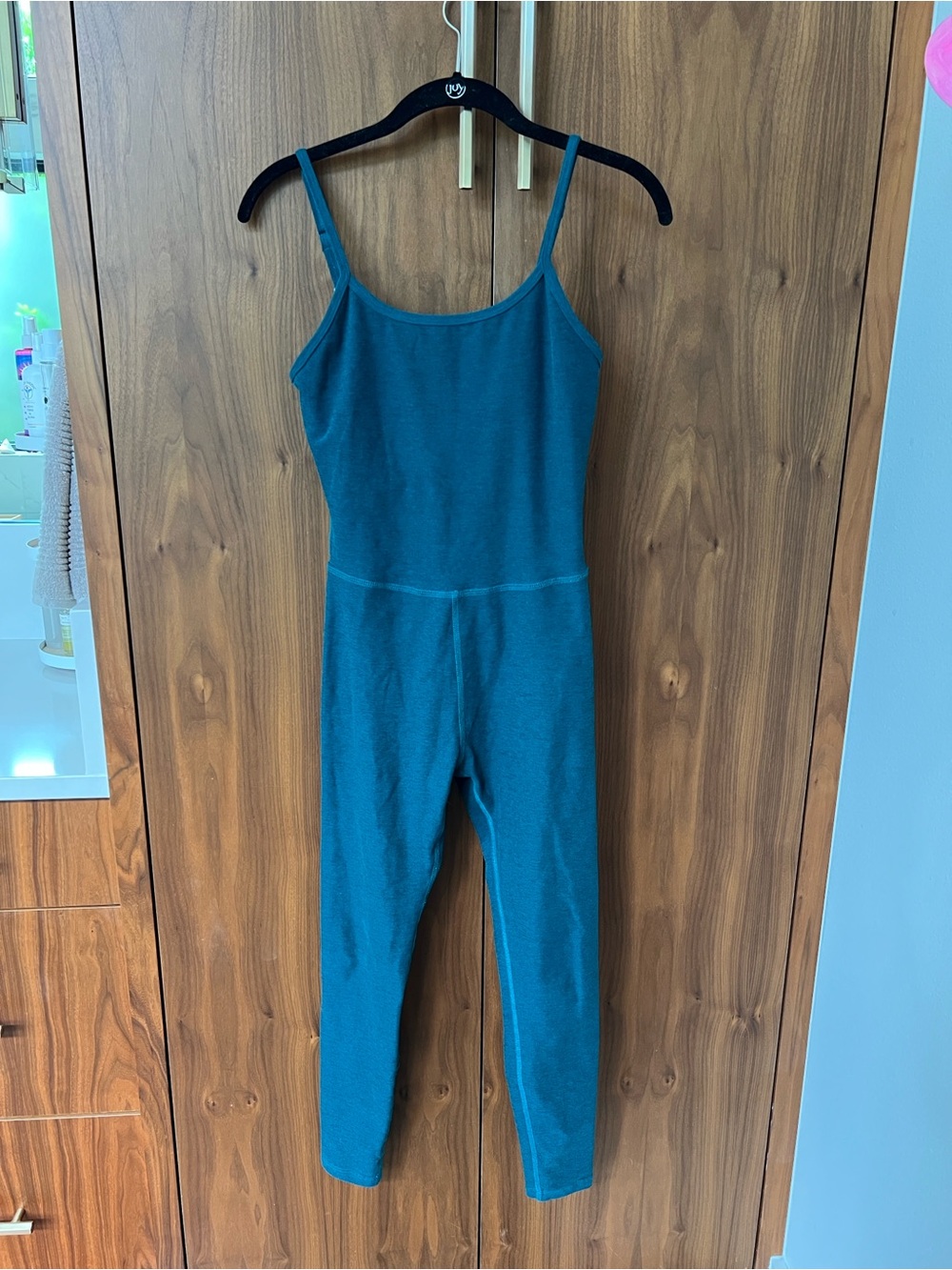 Beyond Yoga Deep Teal Slim-Strap Jumpsuit